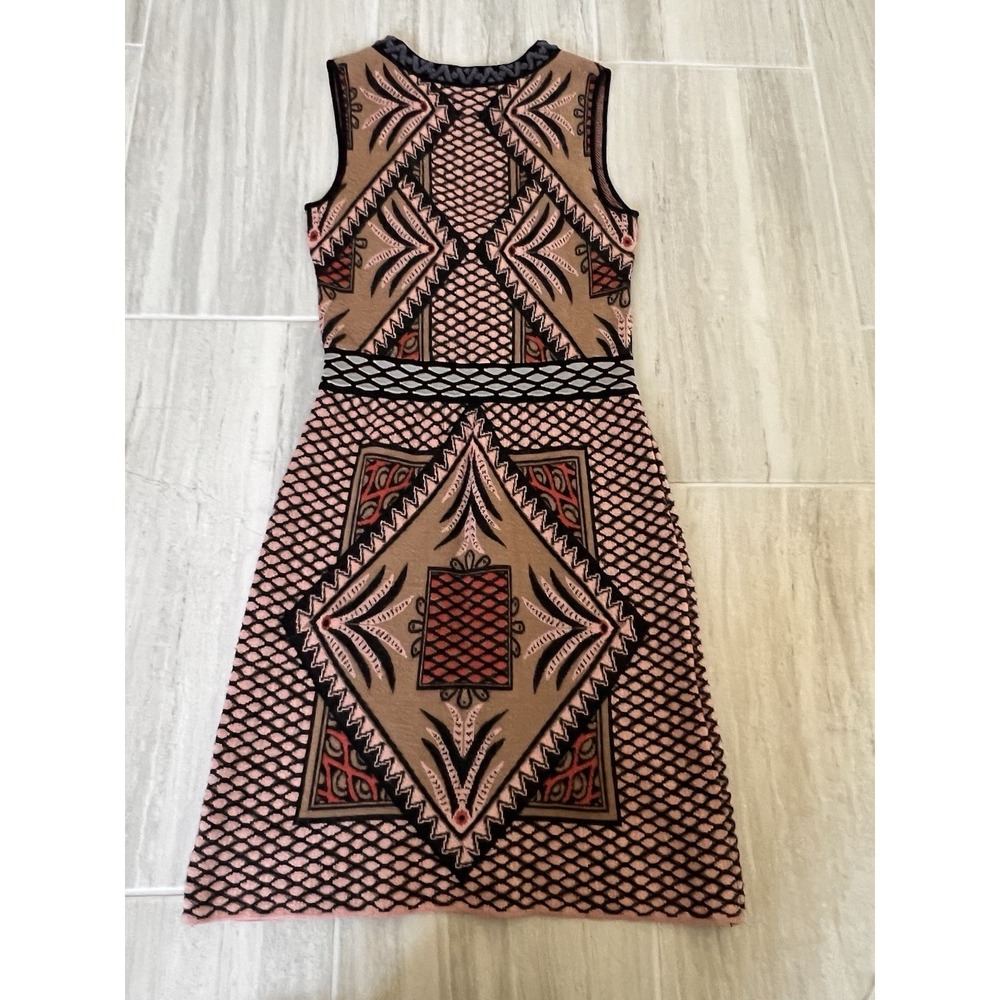 M Missoni Diamond Intarsia Dress Size IT48/US 12